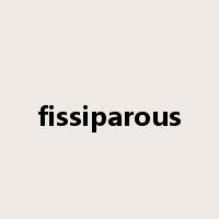 fissiparous是什么意思