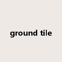 ground tile是什么意思