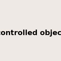 controlled object是什么意思