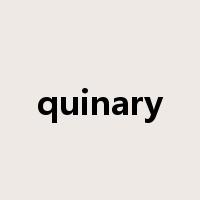 quinary是什么意思