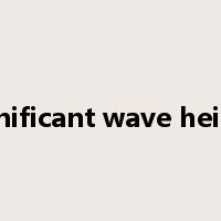 significant wave height是什么意思