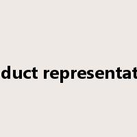 product representation是什么意思