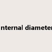 internal diameter是什么意思