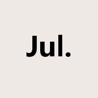 Jul.是什么意思