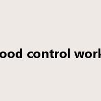 flood control works是什么意思