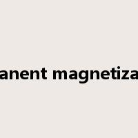 remanent magnetization是什么意思