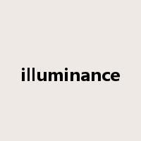 illuminance是什么意思