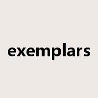 exemplars是什么意思