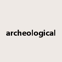 archeological是什么意思