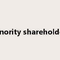 minority shareholders是什么意思