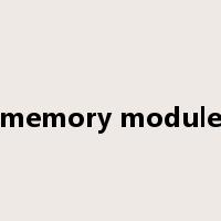 memory module是什么意思