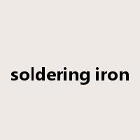 soldering iron是什么意思
