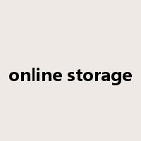 online storage是什么意思