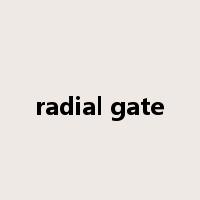 radial gate是什么意思