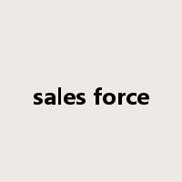 sales force是什么意思