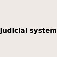 judicial system是什么意思