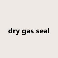dry gas seal是什么意思