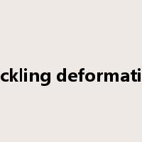 buckling deformation是什么意思