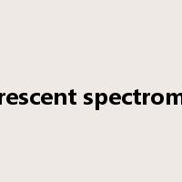 fluorescent spectrometry是什么意思