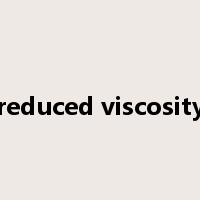 reduced viscosity是什么意思