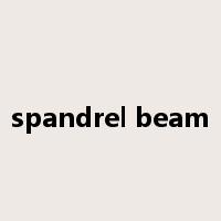 spandrel beam是什么意思
