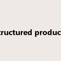 structured products是什么意思