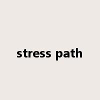 stress path是什么意思