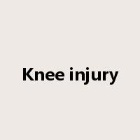 Knee injury是什么意思