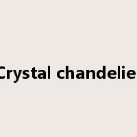 Crystal chandelier是什么意思