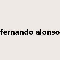 fernando alonso是什么意思