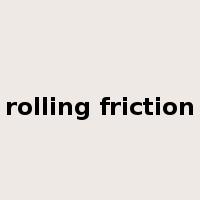 rolling friction是什么意思