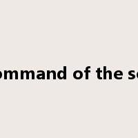 command of the sea是什么意思