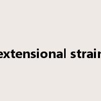extensional strain是什么意思