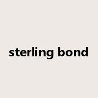 sterling bond是什么意思