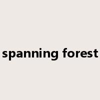 spanning forest是什么意思