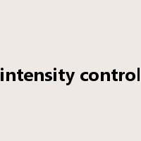 intensity control是什么意思