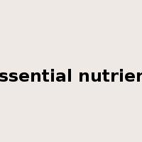 Essential nutrient是什么意思