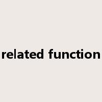 related function是什么意思