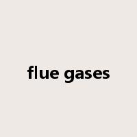 flue gases是什么意思