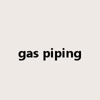 gas piping是什么意思