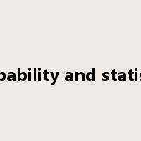 probability and statistics是什么意思
