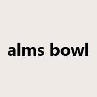 alms bowl是什么意思