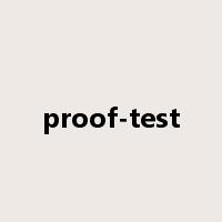proof-test是什么意思