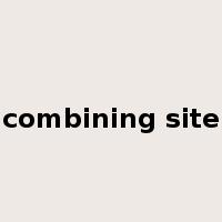 combining site是什么意思