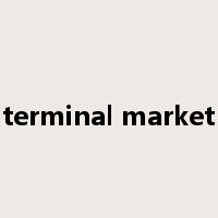 terminal market是什么意思