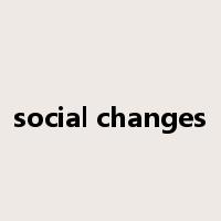 social changes是什么意思