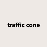 traffic cone是什么意思
