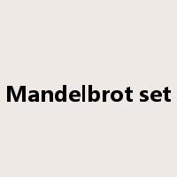 Mandelbrot set是什么意思