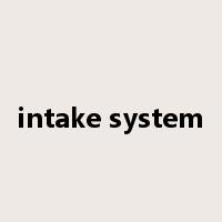 intake system是什么意思