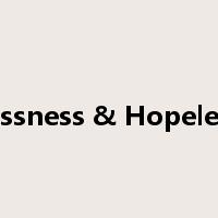 Helplessness & Hopelessness是什么意思